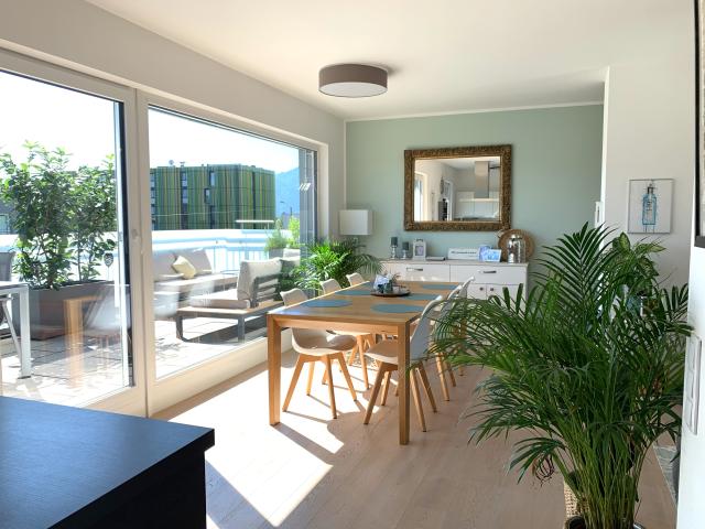 Exklusive 3 Zimmer Penthouse Wohnung mit zwei Terrassen in Maxglan