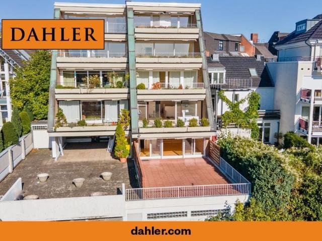Exklusive 3 Zimmer Wohnung mit Weserblick und großzügiger Süd West Terrasse