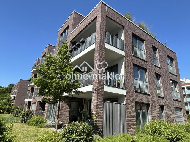 Exklusive 3 Zimmer Wohnung mit Terrasse & Garten, provisionsfrei barrierefrei & rollstuhlgerecht