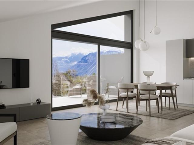 Exklusive 2.5 Zimmer Attikawohnung im Herzen von Crans Montana