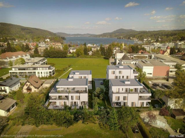 Exklusive 2 Zimmerwohunung mit Garten & privatem Seezugang in Velden am Wörthersee