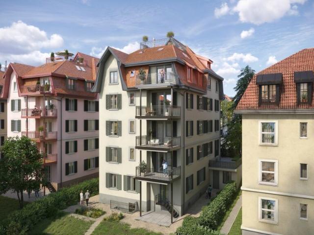 Exklusive 4.5 Zimmer Maisonette mit privater Dachterrasse und Weitblick
