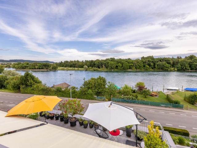 Exklusive 5,5 Zimmer Terrassenwohnung Premium Rheinblick in Büsingen am Hochrhein