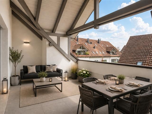 Licht. Raum. Lifestyle. Exklusive 5.5 Zimmer Maisonette mit 180 m² Wohnfläche in Niederglatt