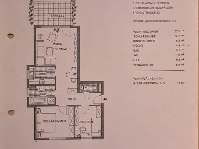 Exklusive, gepflegte 3 Zimmer Wohnung mit großen