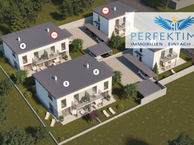 Exklusive Doppelhaushälfte mit Gartenidylle & moderner Architektur – in begehrter Lage Strasshof