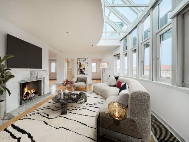EXKLUSIVE DACHGESCHOSSWOHNUNG IN BESTLAGE DES 9TEN BEZIRKS MIT BLICK AUF PALAIS LIECHTENSTEIN