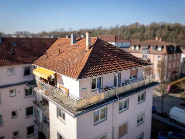 Exklusive Penthouse Wohnung mit Rundum Dachterrasse und Panoramablick über Kitzingen