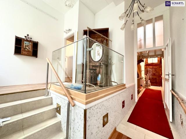 Exklusive renovierte Villa in Gersthof + mit Großem Garten + Balkon + Aufstockung um Weitere Stockwerke möglich + Ideal auch für Investoren