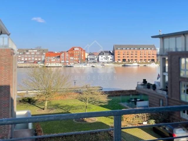Exklusive Wohnung am Leeraner Hafen in traumhafter Wasserlage!