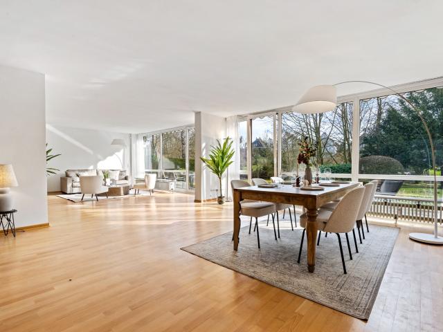 Exklusive Wohnung mit Blick in Garten und den Skagerrak Kanal