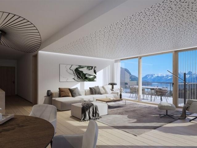 exklusive Terrassenwohnung mit Whirlpool & beeindruckendem Wolfgangsee Blick