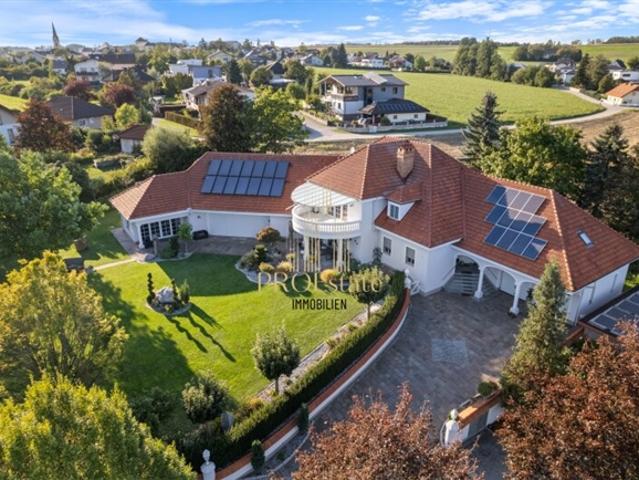 Exklusive Traumvilla in Allhaming Gartenanlage, hervorragende Technik, Wellnessoase in absoluter Ruhelage!