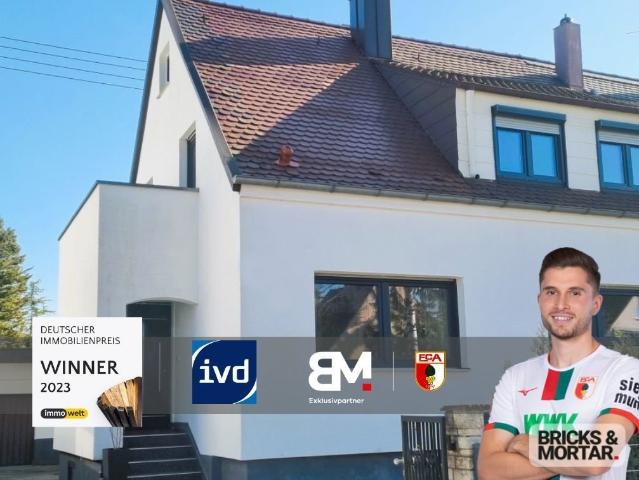 Exklusive, umfangreich sanierte Doppelhaushälfte in begehrter Lage von Augsburg Firnhaberau