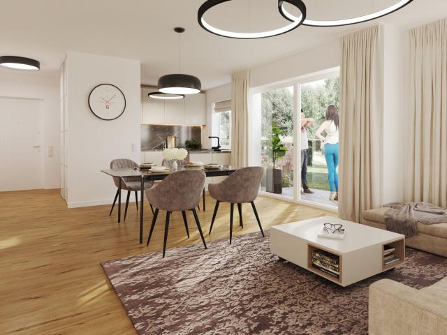 Exklusiver Neubau: Barrierefreie EG 2ZKB Wohnung, mit Garten und Stellplatz