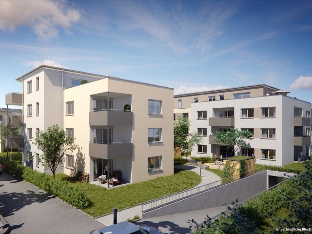 Exklusiver W.O.hn t raum mit Dachterrasse: über den Dächern von Vaihingen/Enz
