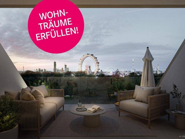 Exklusiver Wohnraum mit Ostausrichtung grandiose Lage beim Prater!