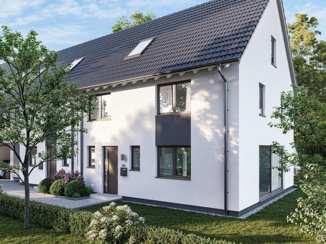 Exklusives Neubau Reiheneckhaus mit großem Garten und Garage in begehrter Lage von Düsseldorf Unterrath