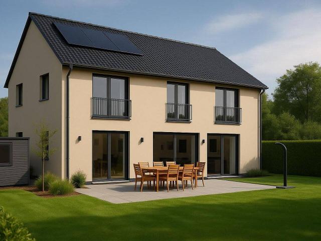 Exklusives Baugrundstück mit projektiertem Traumhaus energieeffizient & stilvoll geplant