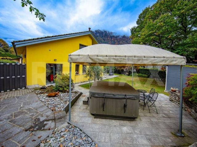 Exklusives Einfamilienhaus an ruhiger Lage bei Bellinzona