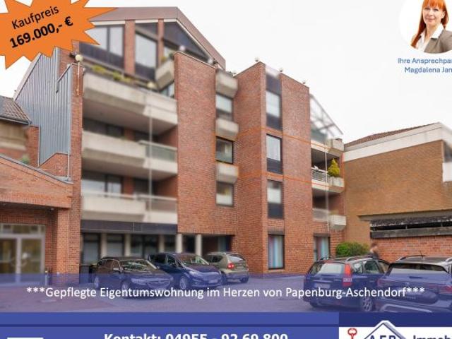 Exklusives Immobilienangebot* Gepflegte Eigentumswohnung im Herzen von Papenburg Aschendorf