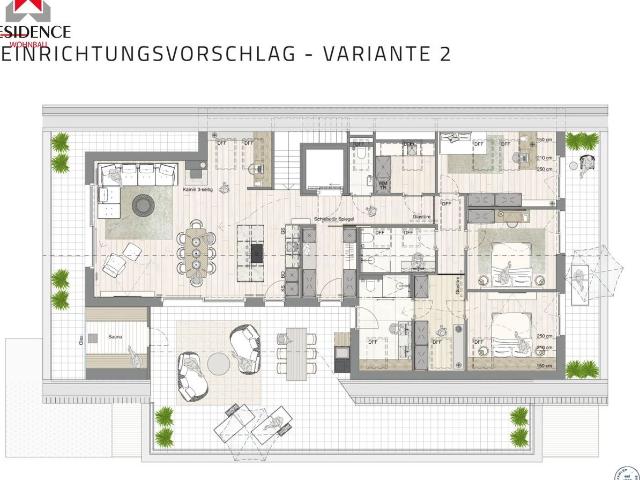 Exklusives Penthouse in Parsch mit Westterrasse & Rundumblick Wohnen über den Dächern auf 165 m²
