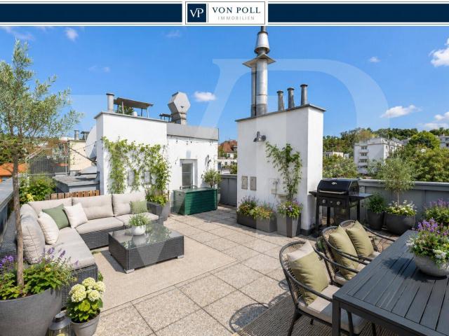 Exklusives Wohnen am Kaasgraben – Dachterrassenwohnung in Bestlage im 19. Bezirk