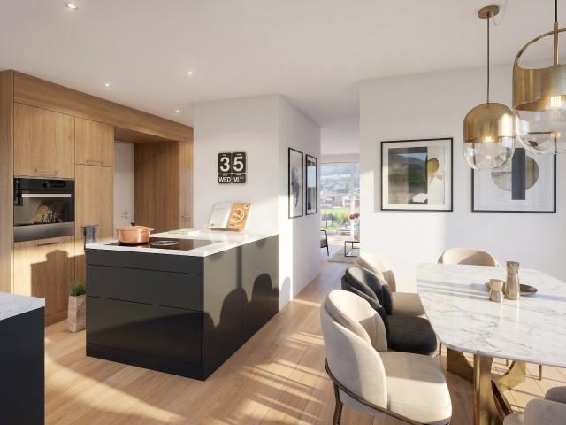 Exklusives 5.5 Zimmer Neubau Doppeleinfamilienhaus mit Weitsicht
