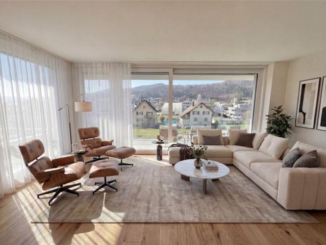 Exklusives 5.5 Zimmer Neubau Doppeleinfamilienhaus mit Weitsicht
