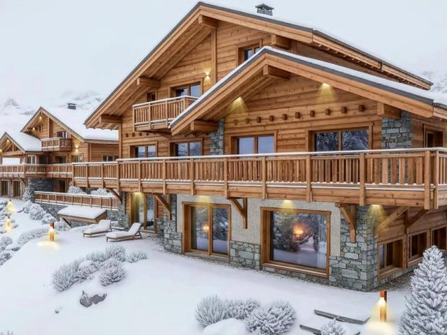 Exklusivität. Crans, im Bau: Luxus Chalet mit Innenbad