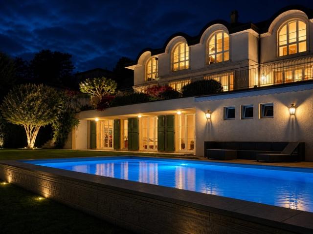 Exklusivität in der Lutry Master Villa von 420 m² mit Panoramablick auf den See