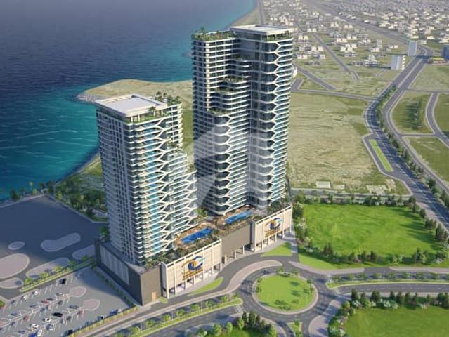 Experience Refined Coastal Living In A 1581 Square Feet 2 Bedroom Apartment With A Private Plunge Pool Nestled In GoldCrest Bay Sands 2 At HMR Waterfront DHA Phase 8 Offering A Lifestyle Of Elegance With Just 10% Booking And A 4 Year Payment Plan