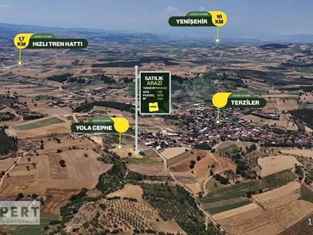 EXPERT'TEN YENİŞEHİR TERZİLER'DE SATILIK 540,80 M İMARLI ARSA