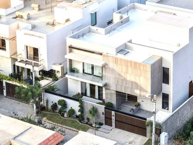 Exquisite Modern Well Planned Brand New 500 Yards Bungalow For Sale In DHA Phase 8 Karachi