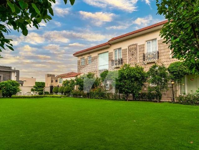 Exquisite Ultra Luxury Spanish 2 Kanal Bungalow | Fully Furnished | Full Basement | Swimming Pool | Home Theater | Landscaped Garden | Near Raya Fairways | DHA Phase 6