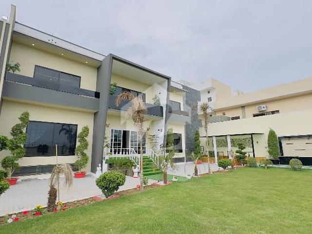 Extra Land +Corner +Main Double Road Triple Storey Brand New House For Sale