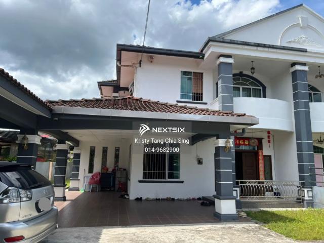 Extra Large New Single Storey Houses for Sale‼️ Matang Ville 2 Located at Jalan Matang ️ Monthly from RM1,8xx ️ ️ Terrace Houses Build Up 994 sqft ️ Terrace Houses Land Size from 5.09 pts