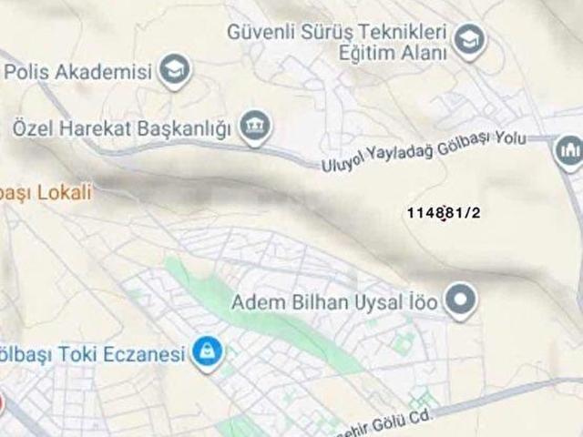 Eymir Toki Yakını,Polis Akademisi Önü Az Hissedarlı Villa Arsası