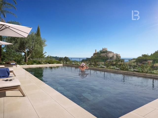 Eze, 3 pièces en avant dernier étage avec Piscine 70m² Eze