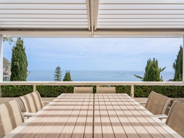 EZE BORD DE MER VILLA 150 M² A VENDRE VUE PANORAMIQUE MER ET MONTAGNE TERRAIN 390 M² PISCINE PARKINGS