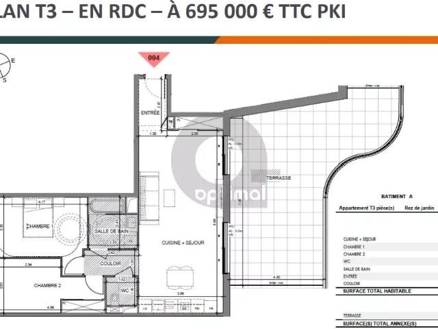 Eze Programme Neuf Livraison Fin 2027 3 Pieces avec te. m² Eze
