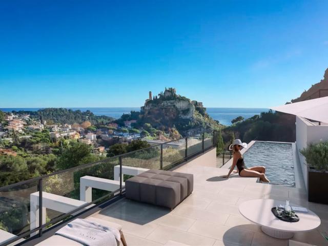 Eze Résidence exceptionelle piscine vue mer 70m² Eze
