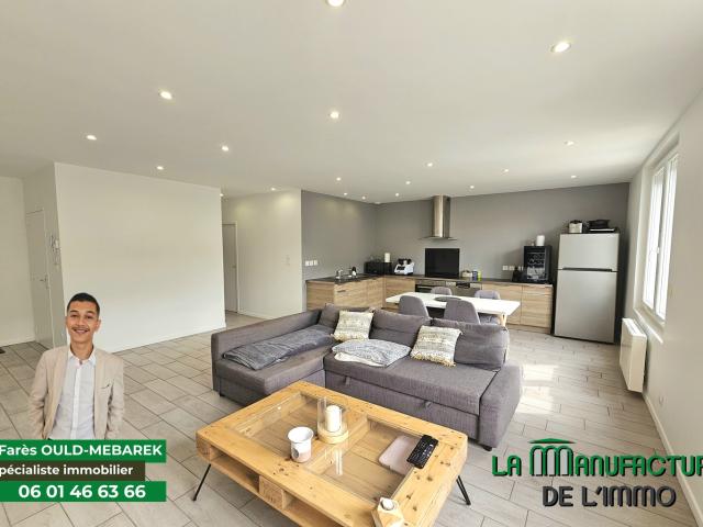 F3 TRAVERSANT DE 69 M2 BELLE PIECE DE VIE DE 34 M2