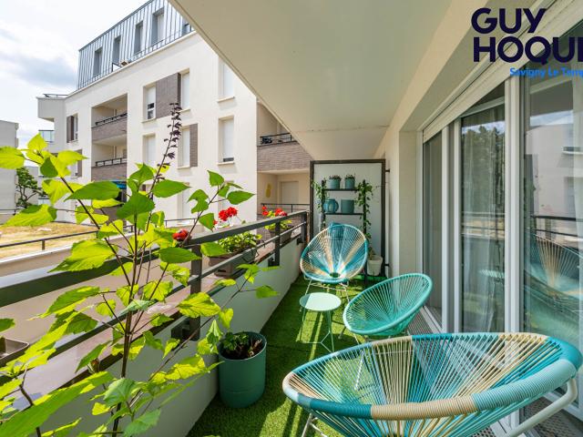 F3 à SAVIGNY LE TEMPLE VILLA PATIO Balcon Parking double en S/Sol