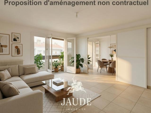F3 DERNIER ÉTAGE lumineux de 68 m2 avec GARAGE 94 bouleva