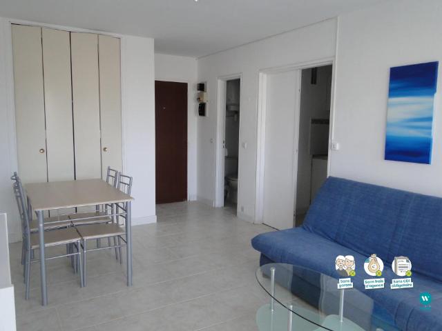 F1 A LOUER HOULGATE LES CARAVELLES, NON MEUBLE, BALCON, PARK