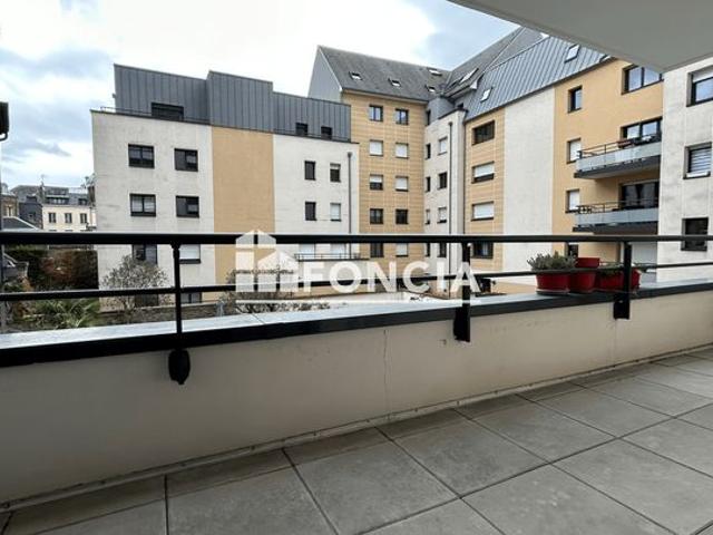 F2 avec balcon rouen gare / parking
