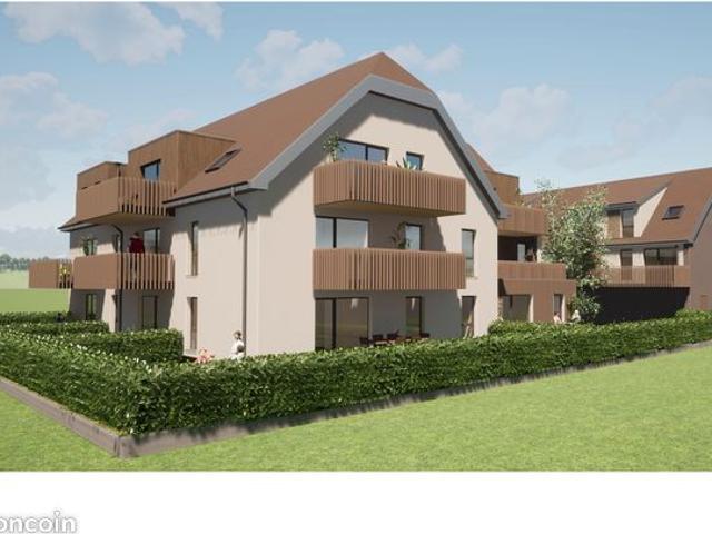F2 dans résidence neuve Le Domaine des Lys Holtzwihr
