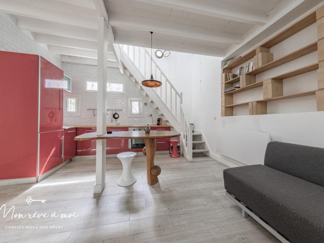 F2 de 43m2 en duplex et au calme