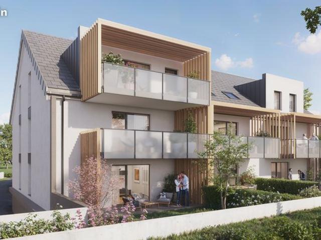 F2 rez de jardin dans résidence neuve Fleur du verger Hagenthal le Bas